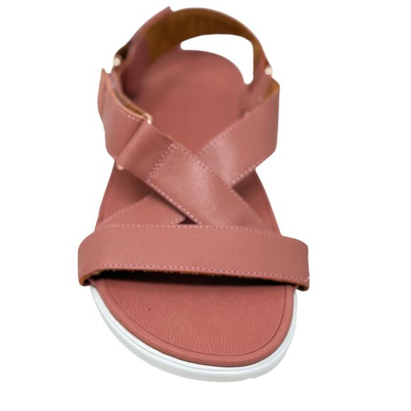 Fitflop Womens Loosh Dusty Rose Pink Mauve Strappy Leather Sandals US 10 - Picture 2 of 13